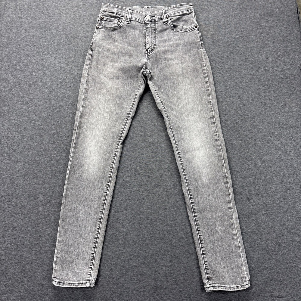 Levi's Premium 512 Slim Taper Jeans Mens 30x32 TAG-30x34 Grey Stretch Denim Fade